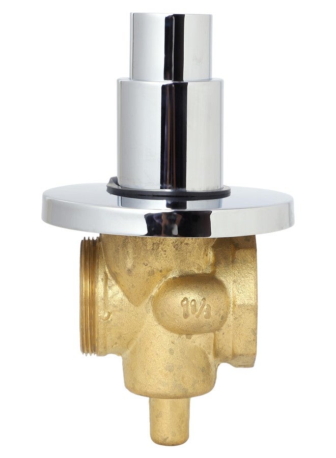 Acetap Fully Brass 40 mm 1.1/2 Bsp Inlet Female Thread Outlet Male Metropole Auto Closing System Touch push button Toilet Flush Valve, Durable, Easy Installation, 1 pcs. - Image 4